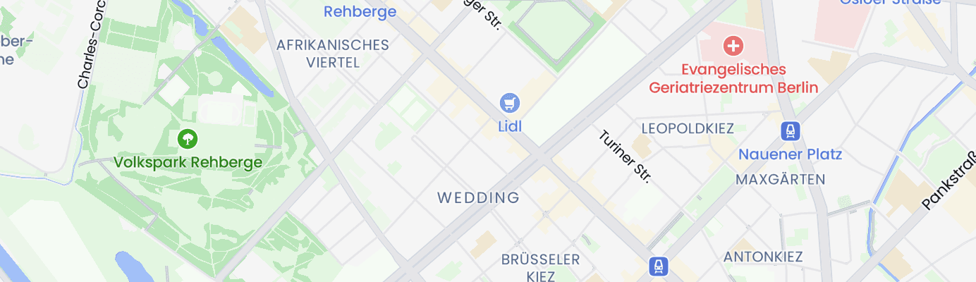 Karte mit dem ungefähren Standort
