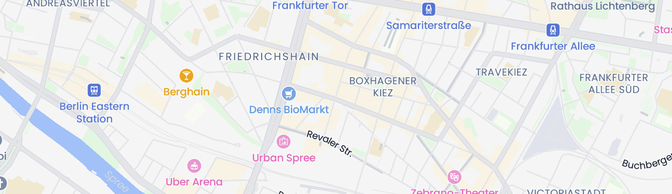 Karte mit dem ungefähren Standort