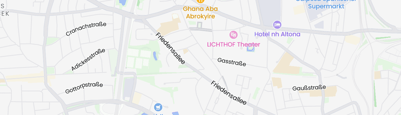 Karte mit dem ungefähren Standort