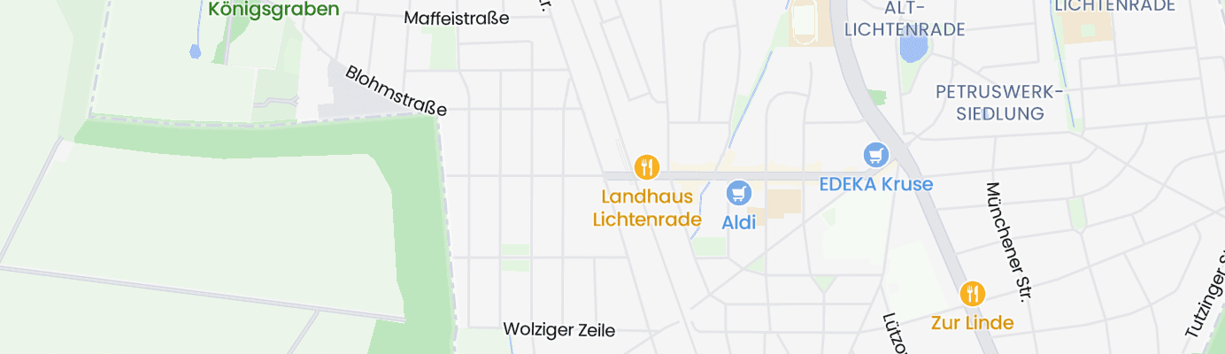 Karte mit dem ungefähren Standort