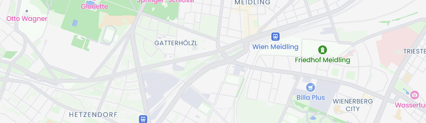Karte mit dem ungefähren Standort
