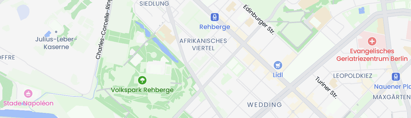Karte mit dem ungefähren Standort