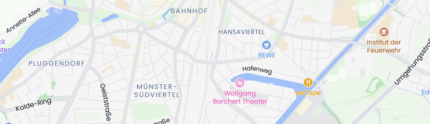 Karte mit dem ungefähren Standort