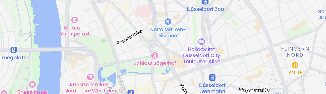 Karte mit dem ungefähren Standort