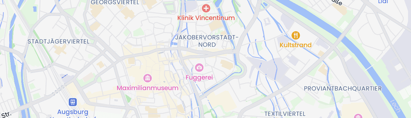 Karte mit dem ungefähren Standort