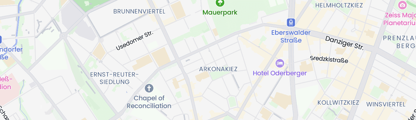 Karte mit dem ungefähren Standort