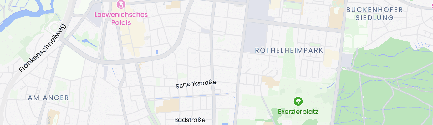Karte mit dem ungefähren Standort