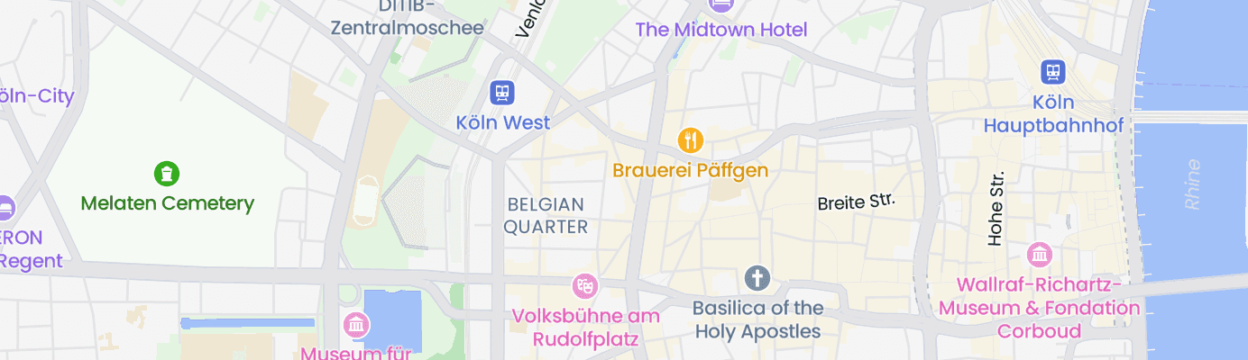 Karte mit dem ungefähren Standort