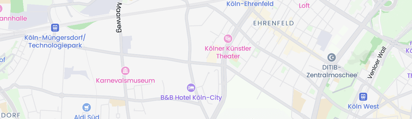 Karte mit dem ungefähren Standort