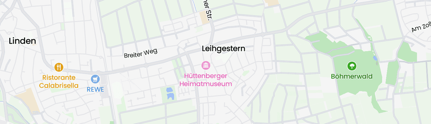 Karte mit dem ungefähren Standort