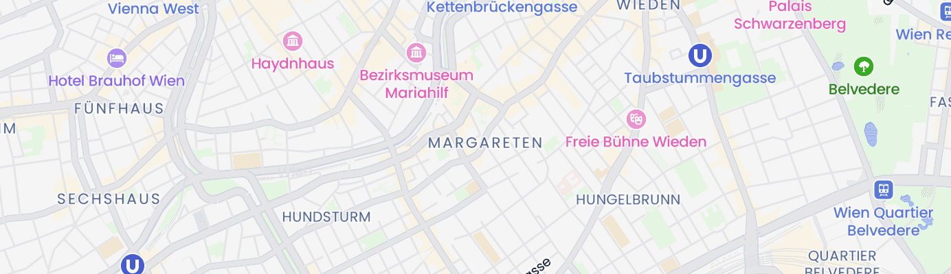 Karte mit dem ungefähren Standort