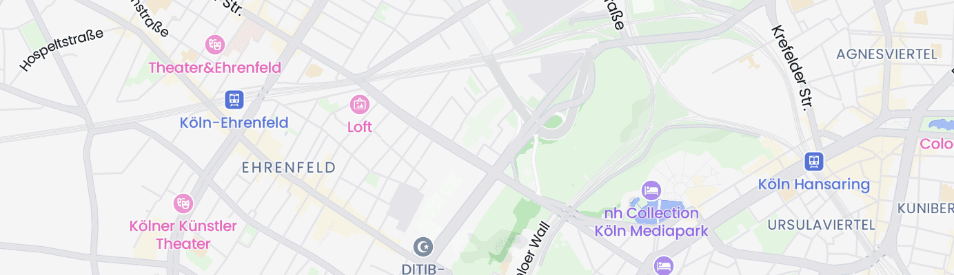 Karte mit dem ungefähren Standort