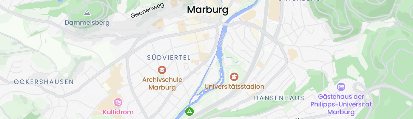Karte mit dem ungefähren Standort