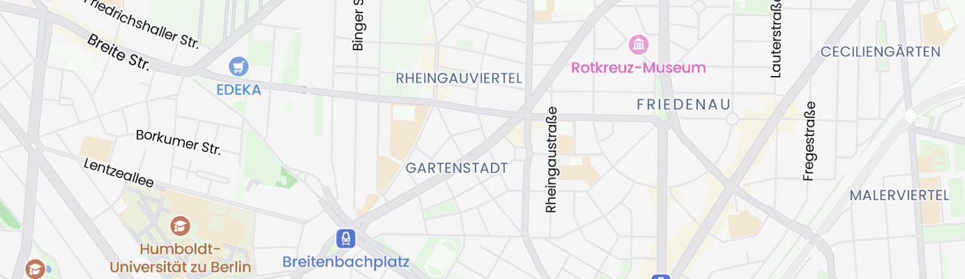 Karte mit dem ungefähren Standort