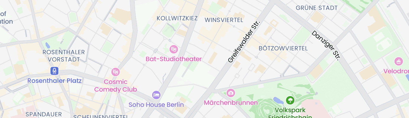Karte mit dem ungefähren Standort