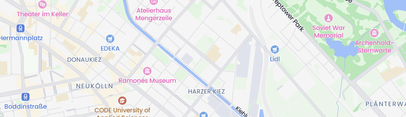 Karte mit dem ungefähren Standort