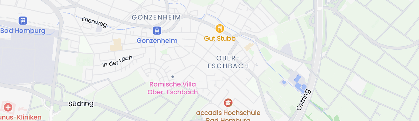 Karte mit dem ungefähren Standort