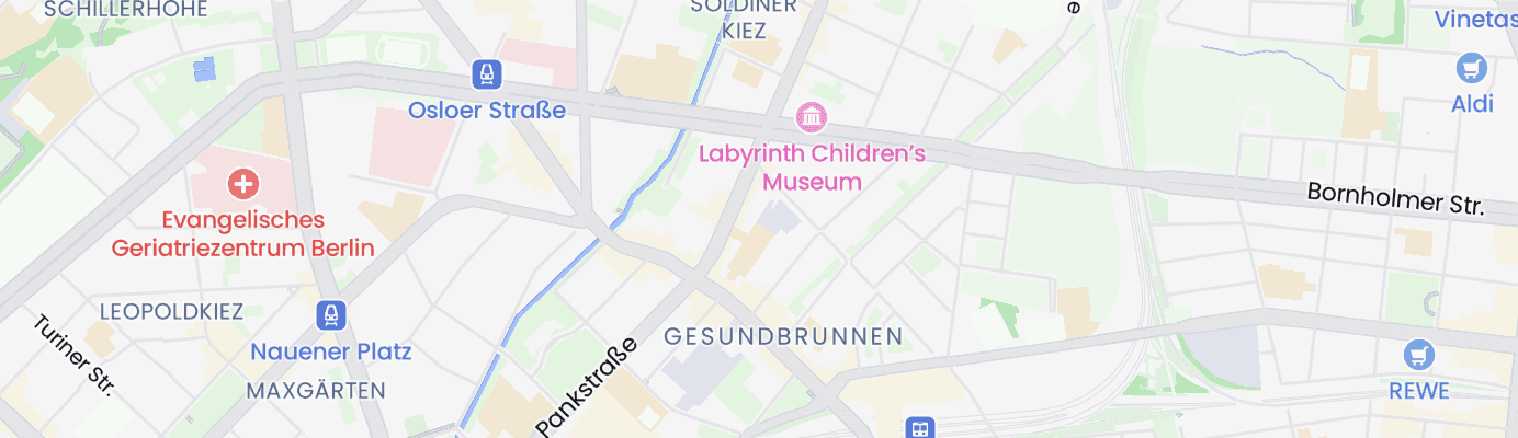 Karte mit dem ungefähren Standort