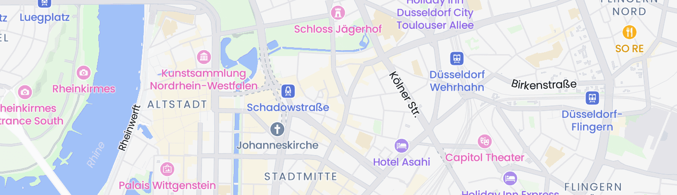 Karte mit dem ungefähren Standort