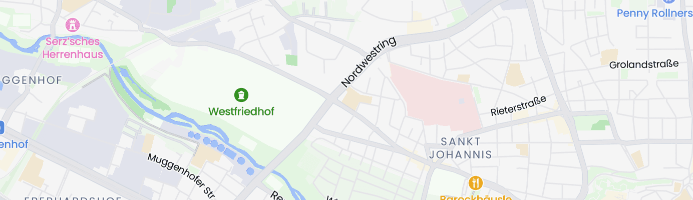 Karte mit dem ungefähren Standort