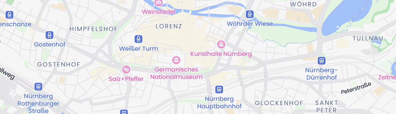 Karte mit dem ungefähren Standort