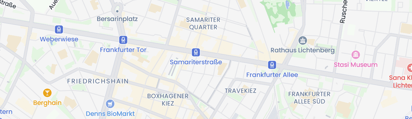 Karte mit dem ungefähren Standort