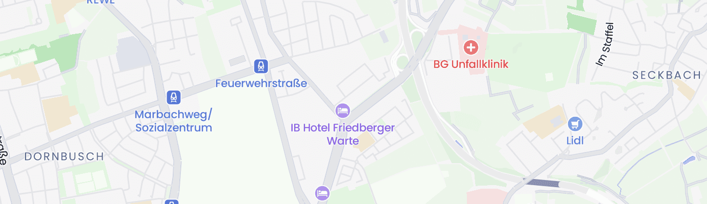 Karte mit dem ungefähren Standort