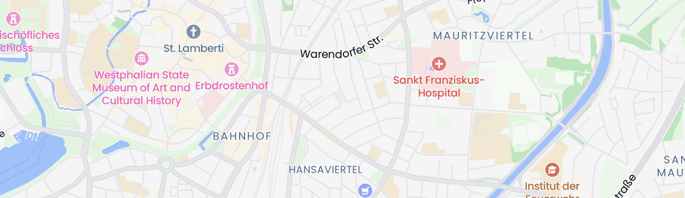 Karte mit dem ungefähren Standort