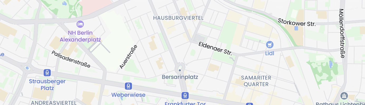 Karte mit dem ungefähren Standort