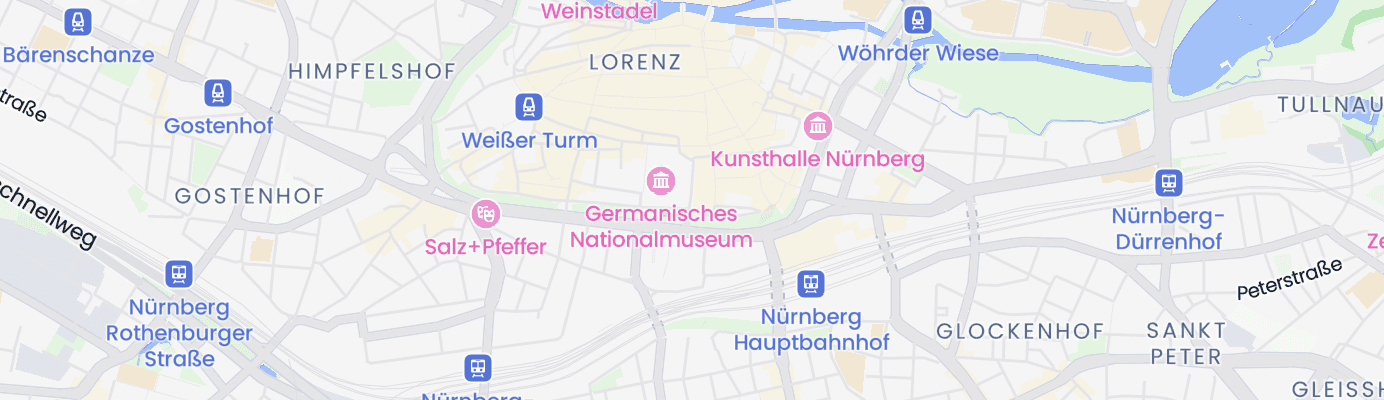 Karte mit dem ungefähren Standort