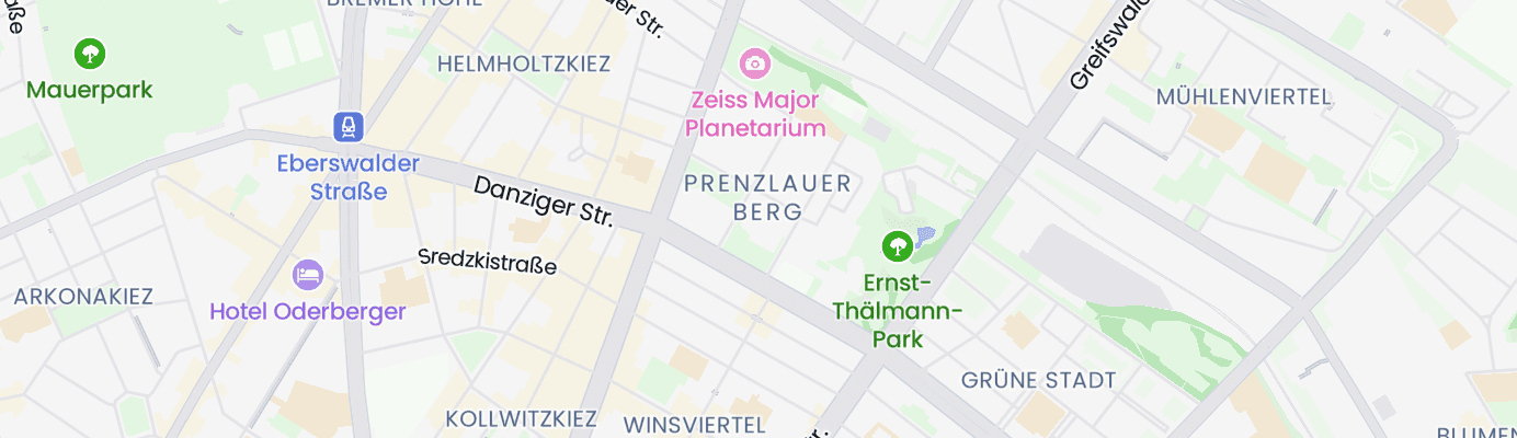 Karte mit dem ungefähren Standort