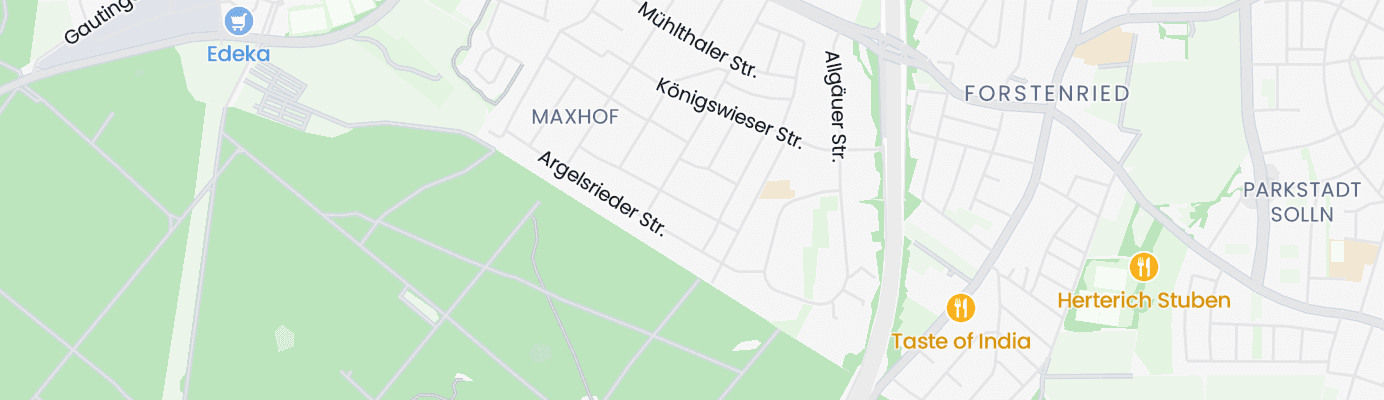 Karte mit dem ungefähren Standort
