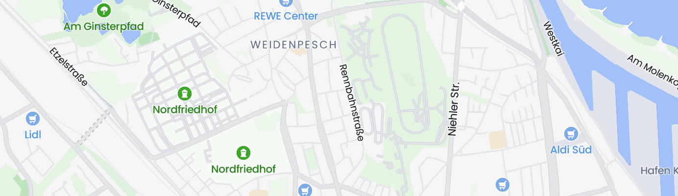 Karte mit dem ungefähren Standort