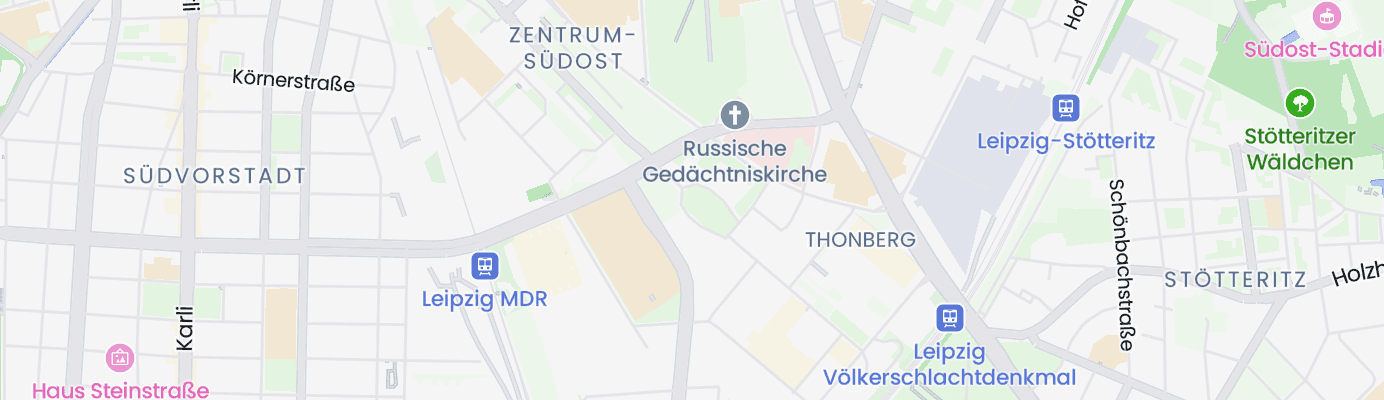 Karte mit dem ungefähren Standort