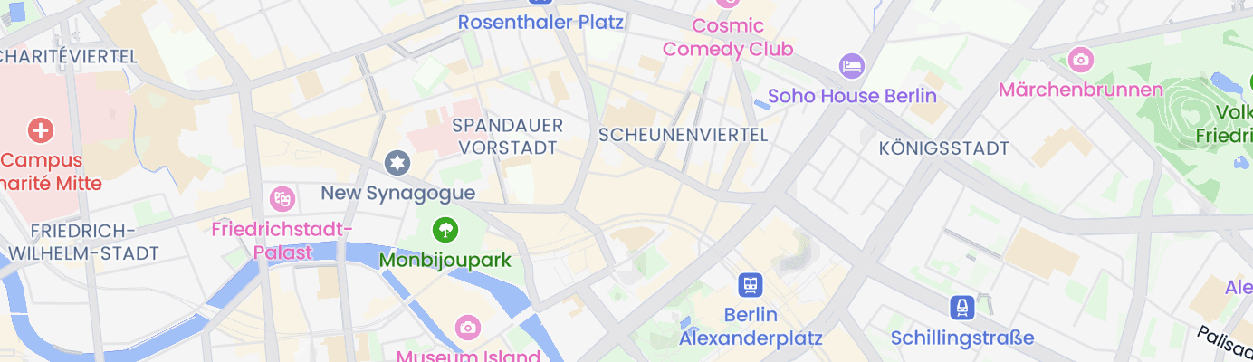 Karte mit dem ungefähren Standort