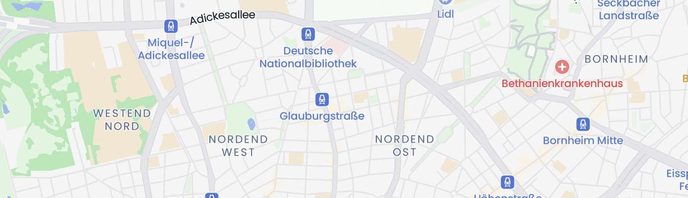 Karte mit dem ungefähren Standort