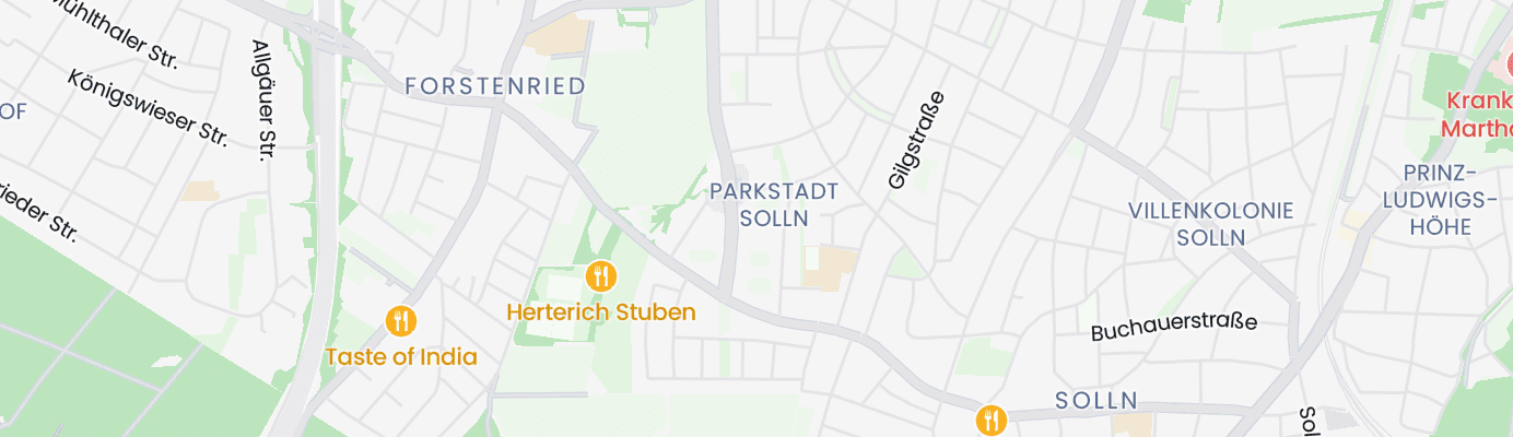 Karte mit dem ungefähren Standort