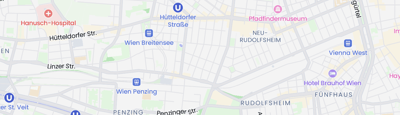 Karte mit dem ungefähren Standort