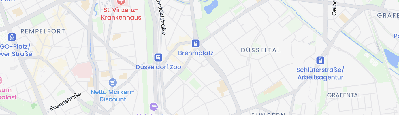 Karte mit dem ungefähren Standort