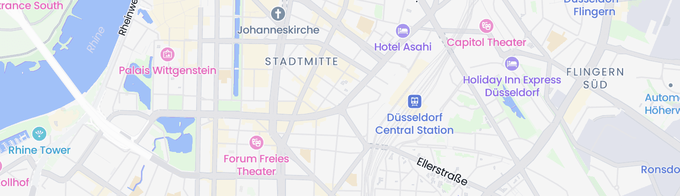 Karte mit dem ungefähren Standort