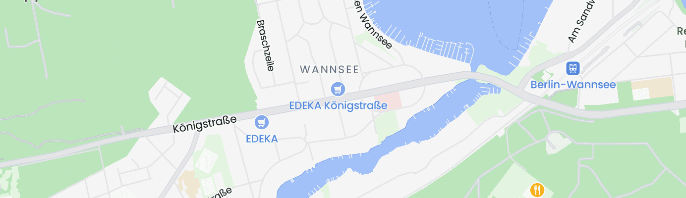 Karte mit dem ungefähren Standort