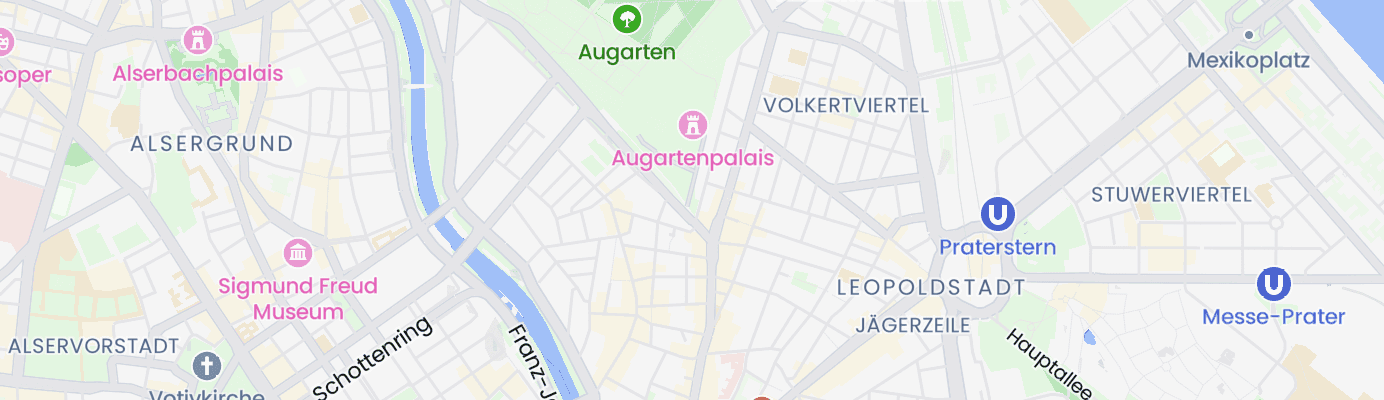 Karte mit dem ungefähren Standort