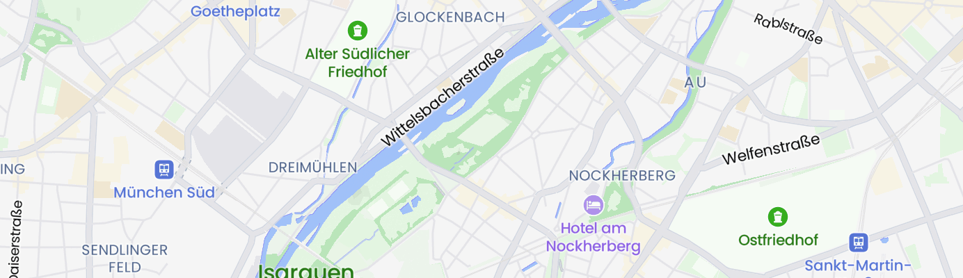 Karte mit dem ungefähren Standort