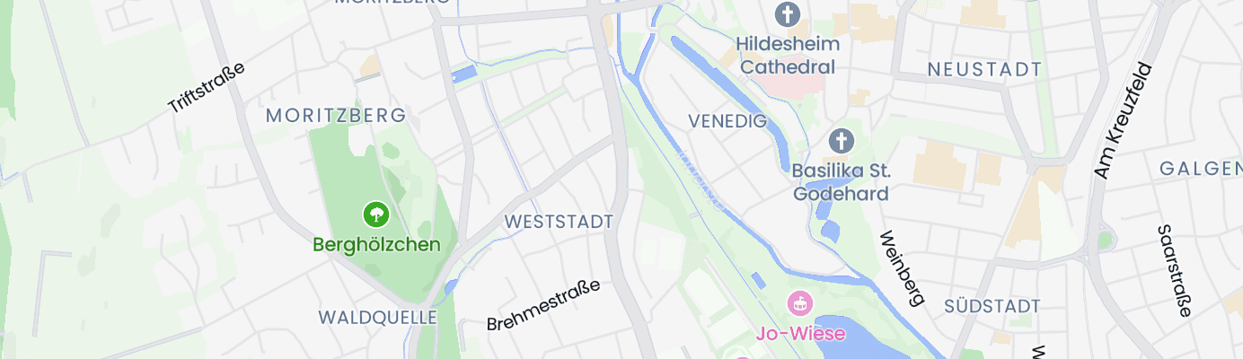 Karte mit dem ungefähren Standort