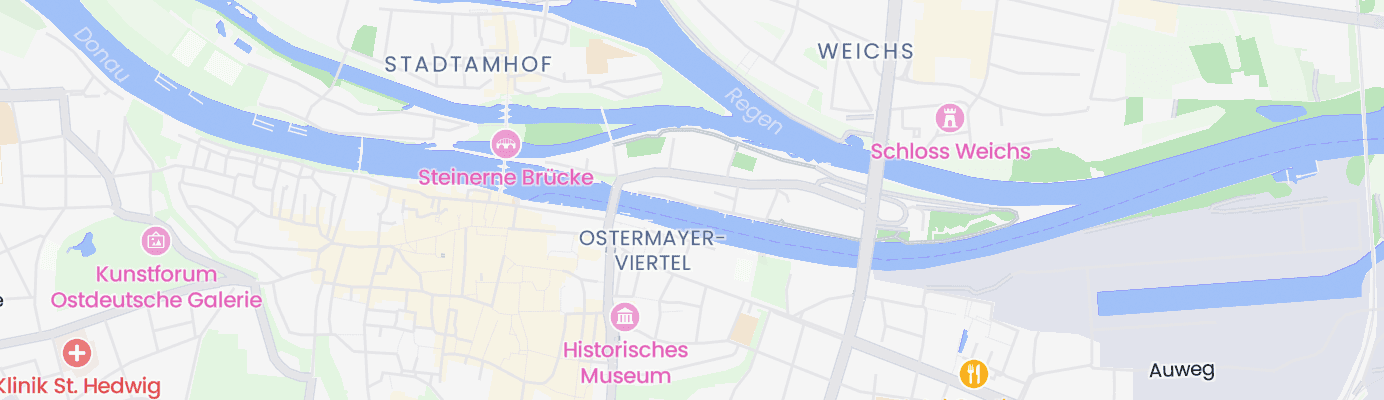Karte mit dem ungefähren Standort