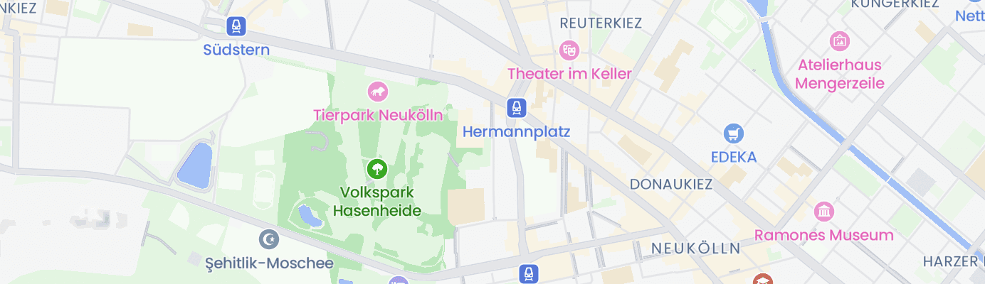 Karte mit dem ungefähren Standort