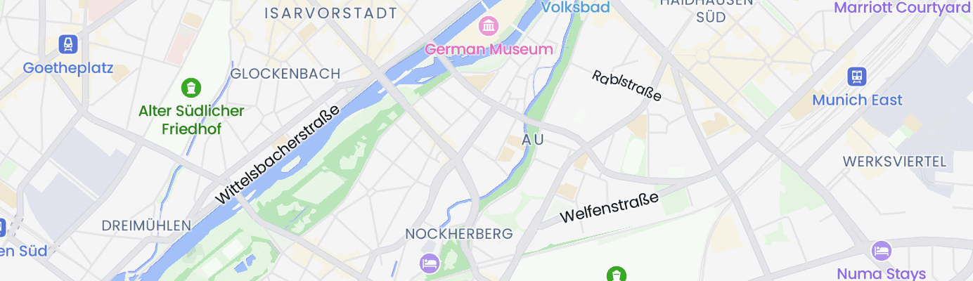 Karte mit dem ungefähren Standort