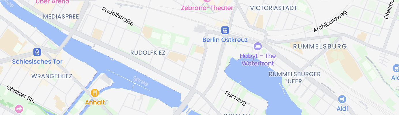 Karte mit dem ungefähren Standort