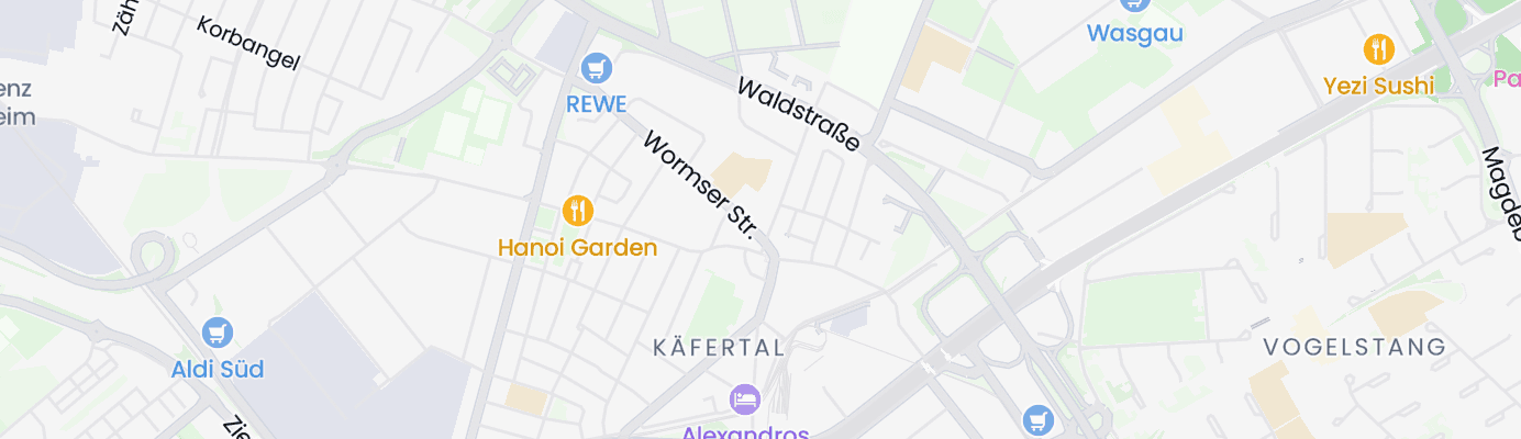 Karte mit dem ungefähren Standort