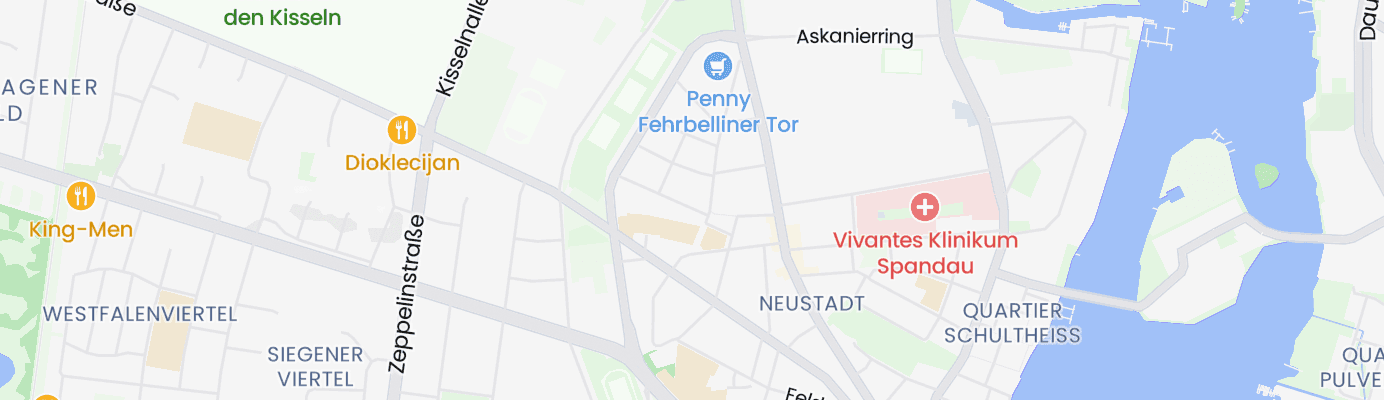 Karte mit dem ungefähren Standort